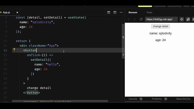 How to correctly update a normal/nested object state in react js смотреть онлайн