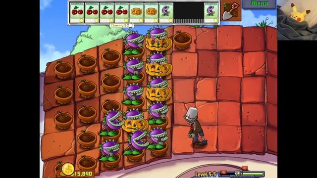 Plants Vs. Zombies GOTY Edition: Gotta eat them all! | Stage 5-5 смотреть онлайн