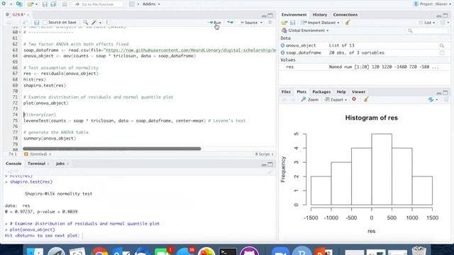 029m Running the two-factor ANOVA смотреть онлайн