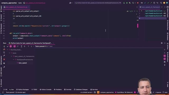 Test speed django vs fastapi vs aiohttp. смотреть онлайн
