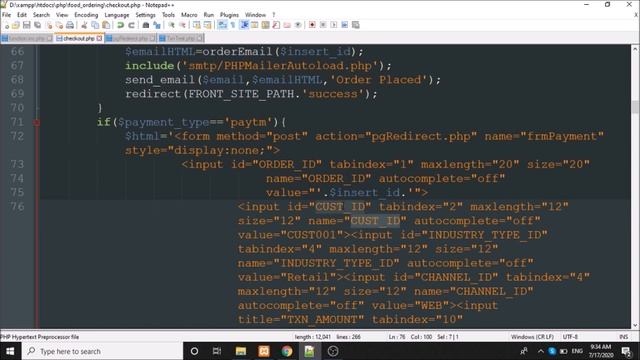 Step by step create an Online Food Ordering website using PHP - Part 22 смотреть онлайн