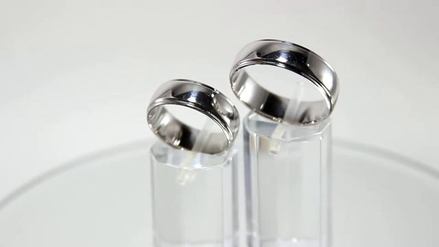 Широкие обручальные кольца из серебра 7.3мм смотреть онлайн