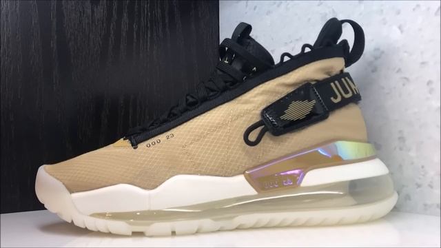 Jordan Proto Air Max 720 Club Gold Sneaker Detailed Look Review смотреть онлайн