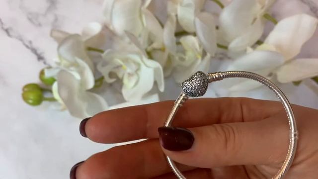 Браслет Пандора застежка p-lock в виде сердца смотреть онлайн