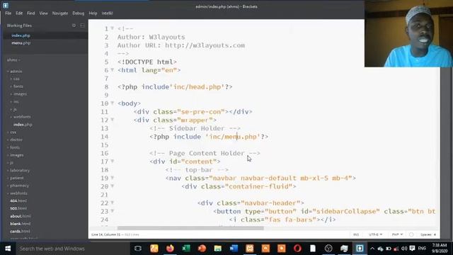 12 PHP Training Add menu Admin Dashboard смотреть онлайн