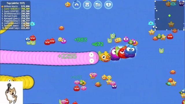 ?Snake: io Snake Game Zone-The Best Snake-1465291points(CrazyGames)#023 смотреть онлайн