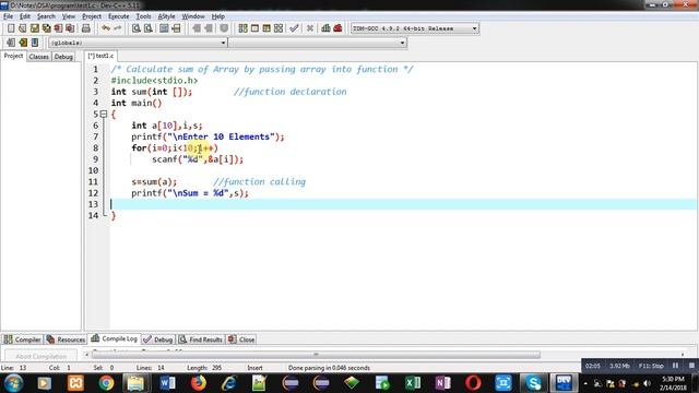 Calculate sum of array by passing array into function in c programming | by Sanjay Gupta смотреть онлайн