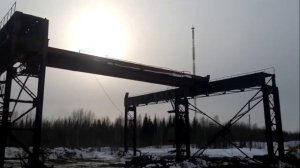 Падение мостового крана