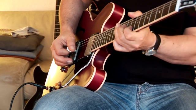 2011 Gibson ES-335 Dot, cherry satin, Part2 смотреть онлайн