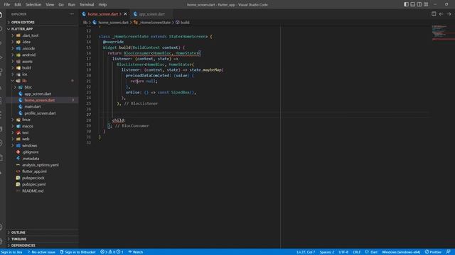 Flutter Bloc - BlocConsumer смотреть онлайн
