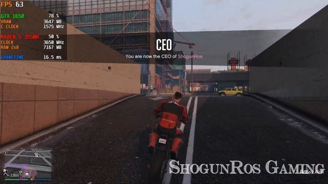 GTA 5 - Online | GTX 1650 | Asus TUF Gaming FX505DT | 1080p смотреть онлайн