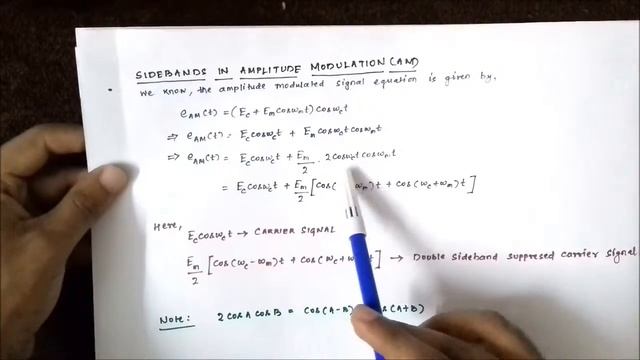 Amplitude Modulation - Concept of Modulation Index, Sidebands and Bandwidth смотреть онлайн