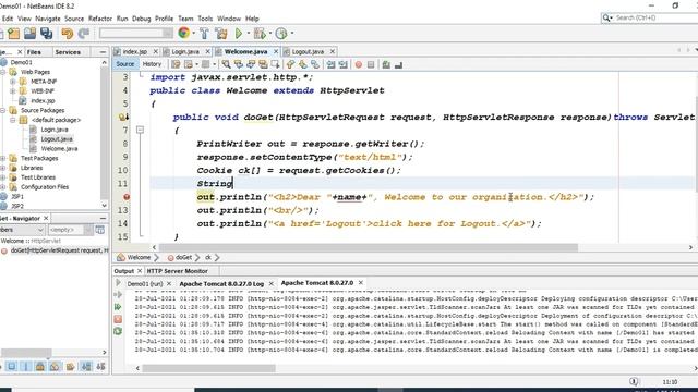 Servlet Cookies смотреть онлайн