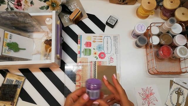 Мои инструменты /Штампы и пудра. Часть 2 /Скрапбукинг смотреть онлайн