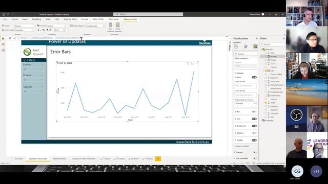 How to use Error Bars in Power BI смотреть онлайн