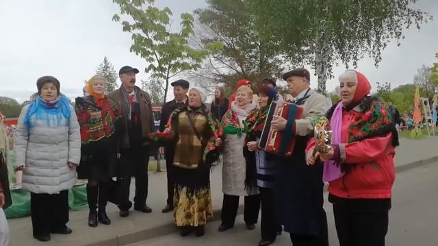 День Победы на озере Любенском в Совецком районе Гомеля. смотреть онлайн