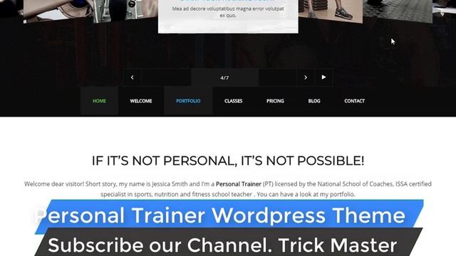 Personal Trainer WordPress Theme Download and Installation смотреть онлайн