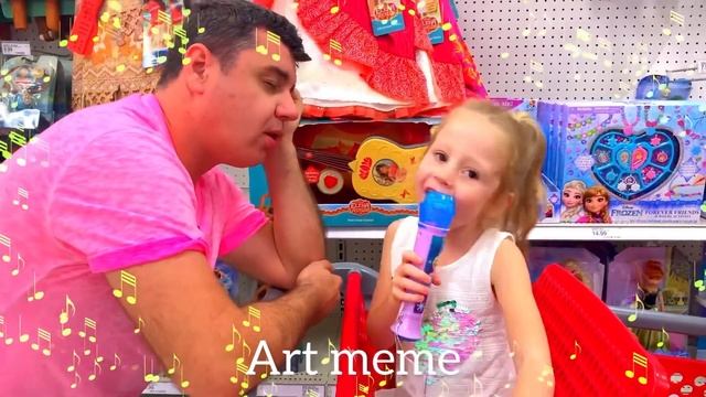 Nastya And Dad Have Fun Together Drawing Meme | Like Nastya #like_nastya