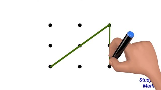 How to connect 9 dots with 4 straight lines. | StudyUp Math | Puzzles | Riddles. смотреть онлайн