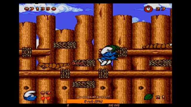 Прохождение The Smurfs [ Игра (SEGA Genesis, Mega Drive) Infogrames 1995 Стрим RUS смотреть онлайн