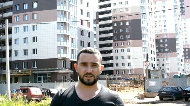 Устройство вентилируемого фасада из керамогранита для ЖК "Олимп" смотреть онлайн