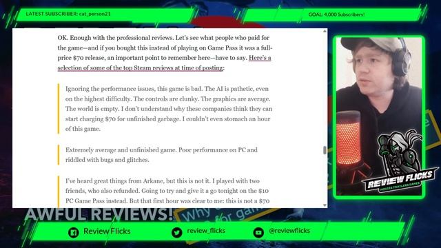 Redfall - Reading Negative Steam Reviews #redfall #steam #reviews смотреть онлайн