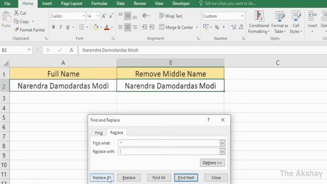 Remove Middle Name in Excel (Trick) смотреть онлайн