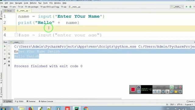 How To Use Input () Function In python | Python Full Course In Hindi & Urdu | Python Tutorial #11 | смотреть онлайн