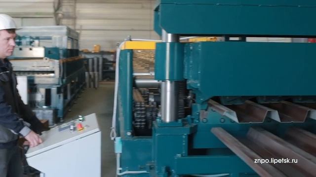 Полнокомлектная линия для профнастила Н60 смотреть онлайн