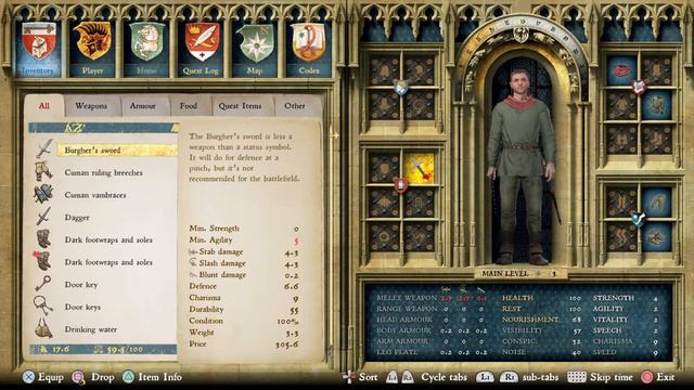 Kingdom Come Deliverance easiest armor sword and bow right at the beginning of the game смотреть онлайн