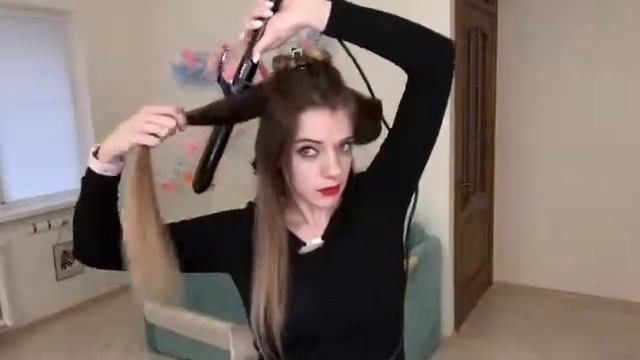 Супер обьемные локоны! Volume hairstyle! смотреть онлайн