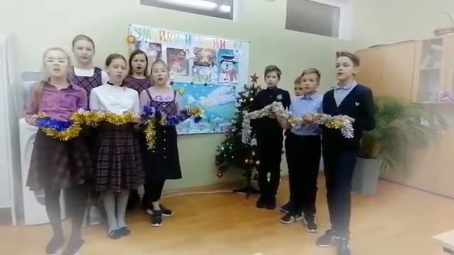 Тропарь Рождеству. Поздравление из православной гимназии Калининграда смотреть онлайн
