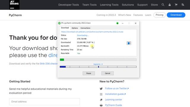 طريقة تحميل python و PyCharm смотреть онлайн