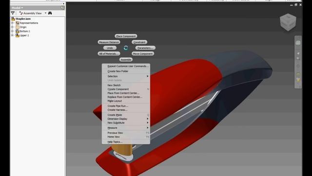 Autodesk Inventor 2012 - Customize Marking Menu смотреть онлайн
