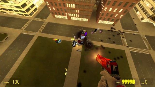 Nico's nextbots in Golden City смотреть онлайн