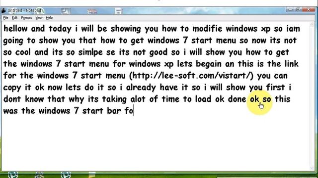 How to get windows 7 start menu bar for windows xp! смотреть онлайн