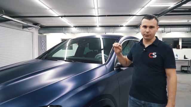 Mercedes-Benz GLE обзор работы с автомобилем, полная оклейка полиуретановой матовой пленкой SunTek смотреть онлайн