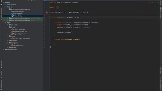 [ KOTLIN ] MEMBUAT FRAGMENT DI KOTLIN смотреть онлайн