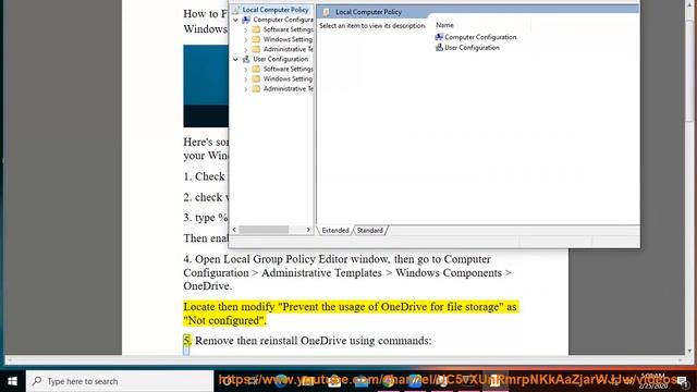Fix OneDrive Icon Missing from Taskbar & File Explorer in Windows 10 смотреть онлайн
