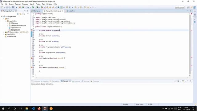 JavaFx ProgressBar ProgressIndicator HBox VBox SetOnAction смотреть онлайн