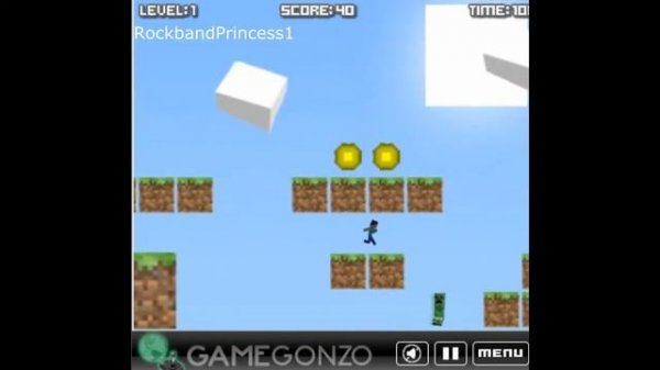 Minecraft Game  " Minecraft World " GameGonzo Online Games