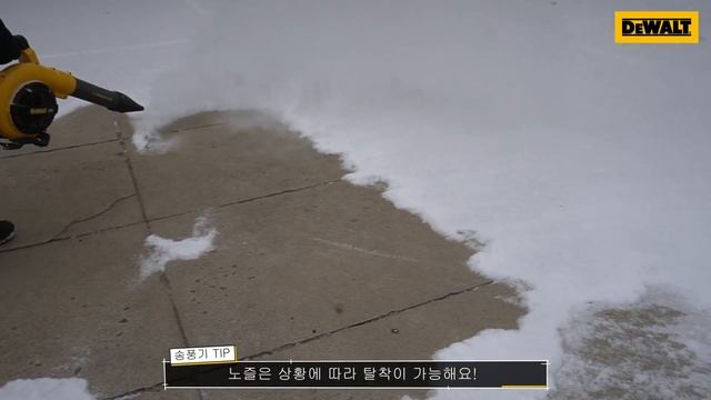 [디월트TMI] 충전 송풍기 4종으로 제설 작업을 해보자! (DCMBL562N, DCM572N, DCMBA572N, DCE100N)