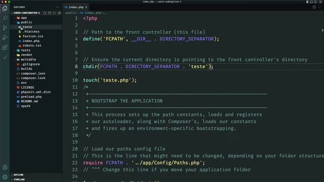 Curso de CodeIgniter 4 | Entendendo o arquivo index.php | Aula 03 смотреть онлайн