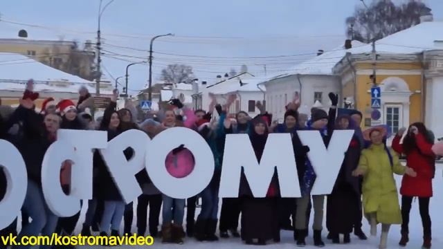Начинаем отмечать! Съемки клипа Шнурова.Кострома.21.12.16 смотреть онлайн