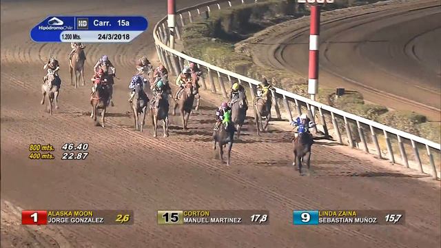 15a Carrera Handicap. 6a Serie. Indice 8 al 7 para Caballos de 3 años y mas. 1.200 Metros смотреть онлайн