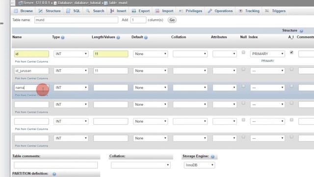 Cara Membuat Tabel Database phpMyAdmin смотреть онлайн