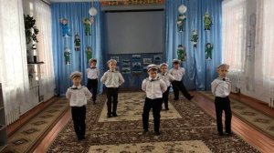 д/сад "Колосок" ст. Безменово Танец "Яблочко" старшая гр. "Улыбка"