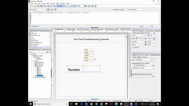 LiveCycle / AEM Designer 201 - Part 2 Radio Buttons смотреть онлайн