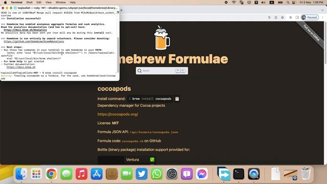 How To Install Flutter And Cocopods on MacOS Using Homebrew смотреть онлайн