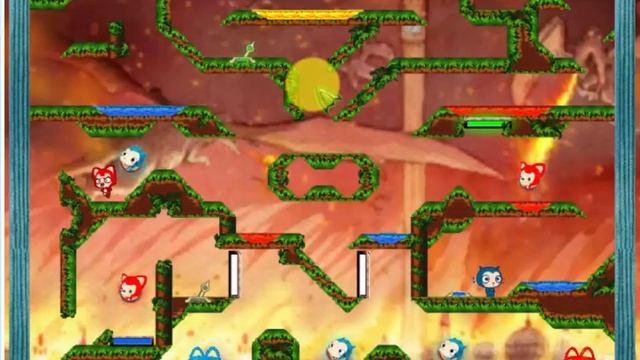 Внучка зажигает.Игра-Огонь и Вода 7 Уровень 4-6 смотреть онлайн